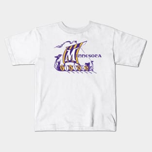 Vintage 1961 Minnesota Vikings Ship Kids T-Shirt